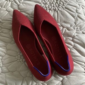 Rothy’s Burgundy Flats - “The Point”BRAND NEW